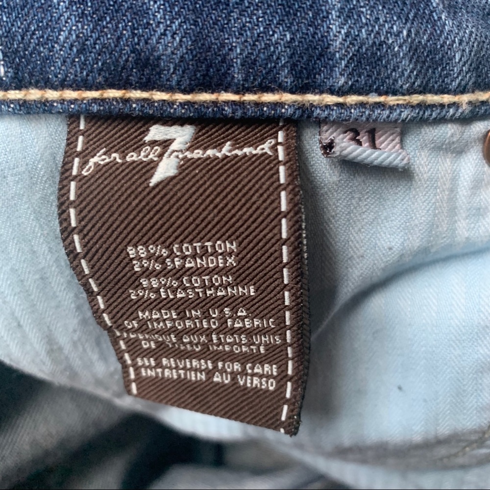 7 For All Mankind Roxanne Distressed Jeans - Picture 5 of 7